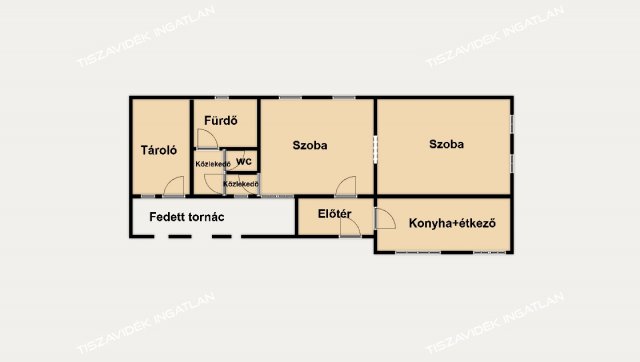 Eladó családi ház, Nagykörűn 22.9 M Ft, 2 szobás