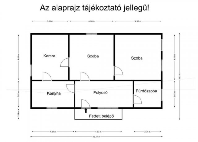 Eladó családi ház, Sándorfalván 23.19 M Ft, 2 szobás