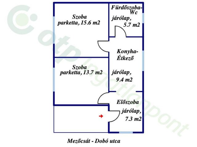 Eladó családi ház, Mezőcsáton 13.5 M Ft, 2 szobás