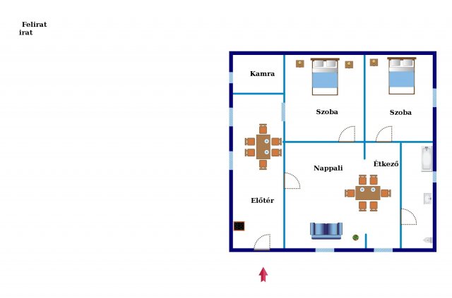 Eladó családi ház, Nyíradonyban 12 M Ft, 3 szobás