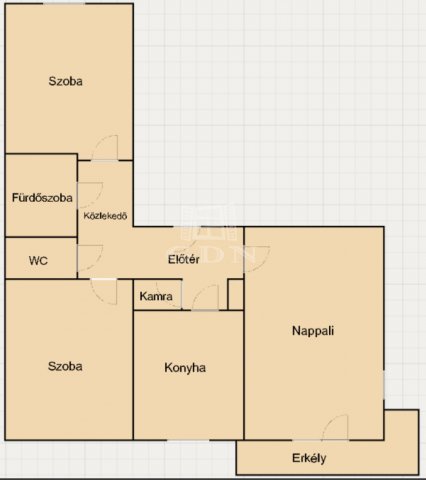 Eladó téglalakás, Veszprémben 74 M Ft, 3 szobás
