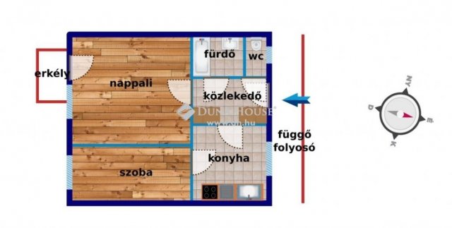 Eladó téglalakás, Kecskeméten 19.9 M Ft, 2 szobás