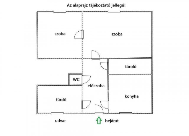 Eladó téglalakás, Budapesten, IX. kerületben 74.9 M Ft, 2 szobás