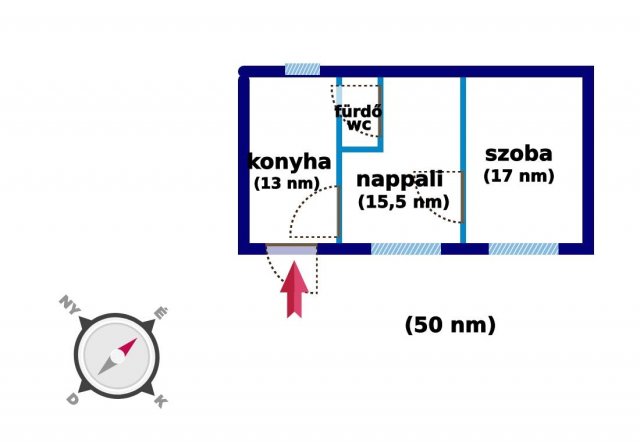 Eladó családi ház, Kecskeméten 39 M Ft, 2 szobás