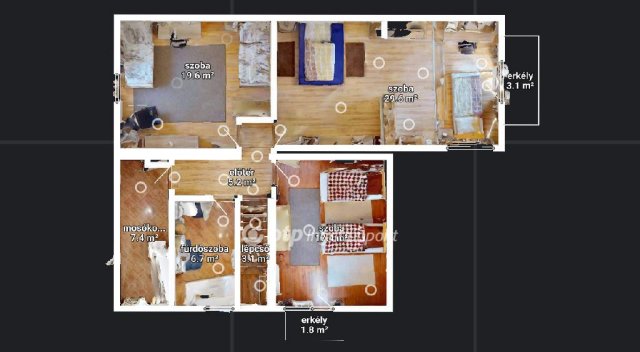 Eladó családi ház, Tiszaújvárosban 65 M Ft, 5 szobás