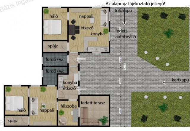 Eladó családi ház, Baján 43 M Ft, 4+1 szobás