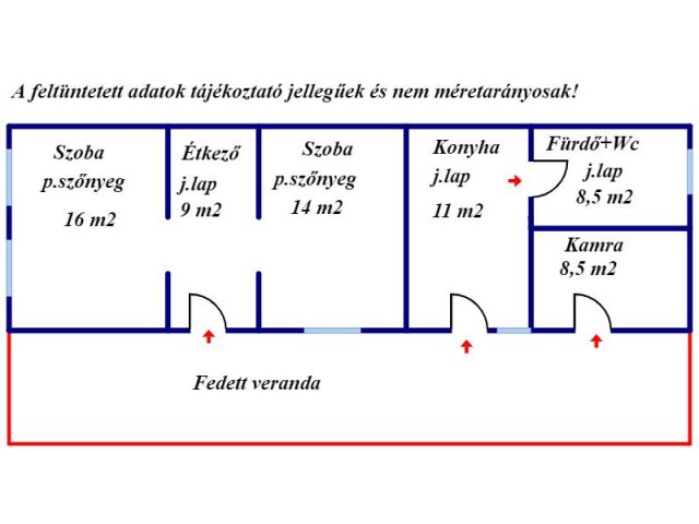 Eladó családi ház, Terényen 22.9 M Ft, 2 szobás