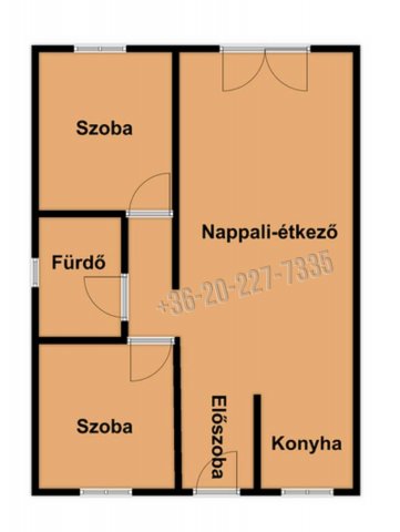 Eladó családi ház, Ráckevén 54.9 M Ft, 3 szobás