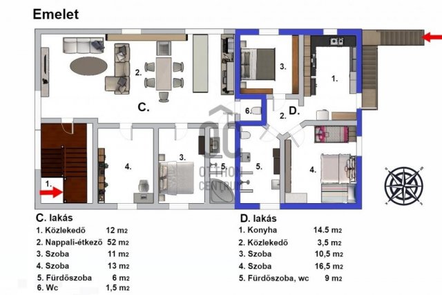 Eladó családi ház, Tárnokon 84 M Ft, 9 szobás