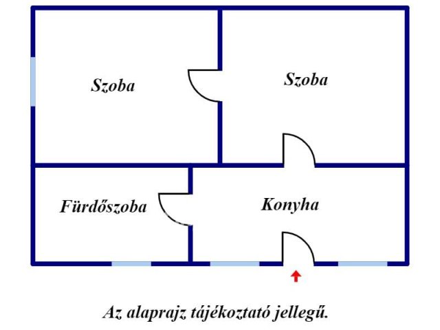 Eladó családi ház, Mezőtúron 13 M Ft, 2 szobás