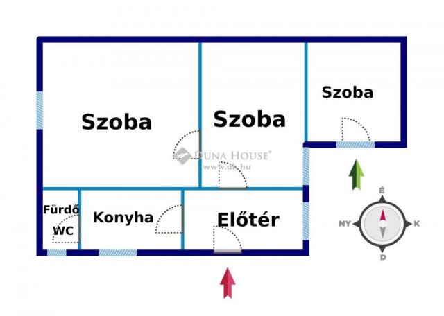 Eladó családi ház, Kiskunfélegyházán 21.9 M Ft, 3 szobás