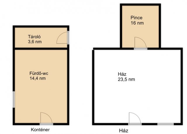 Eladó családi ház, Héregen 10.5 M Ft, 1 szobás