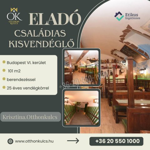 Eladó üzlethelyiség, Budapesten, VI. kerületben 99 M Ft