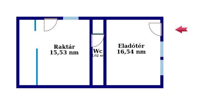 Eladó üzlethelyiség, Tatabányán, Margaréta utcában 4.99 M Ft