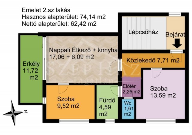 Eladó téglalakás, Pécsett 97.5 M Ft, 3 szobás