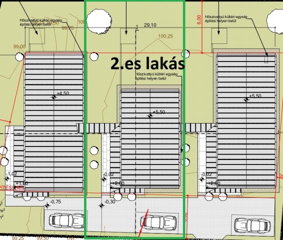 Eladó ikerház, Százhalombattán 69 M Ft, 3 szobás