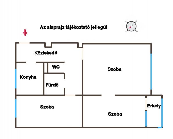 Eladó téglalakás, Budapesten, X. kerületben 75 M Ft, 3 szobás