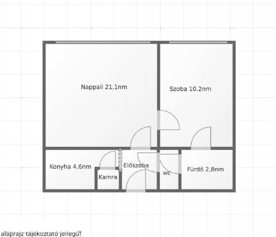 Eladó téglalakás, Salgótarjánban 15.9 M Ft, 1+1 szobás