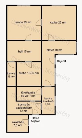 Eladó családi ház, Jászkisérén 6.9 M Ft, 3+1 szobás