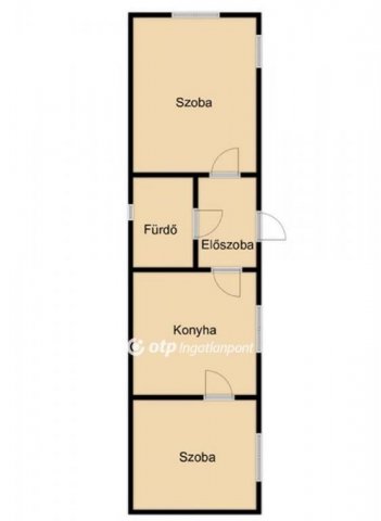 Eladó családi ház, Hajdúszováton 9.9 M Ft, 2 szobás