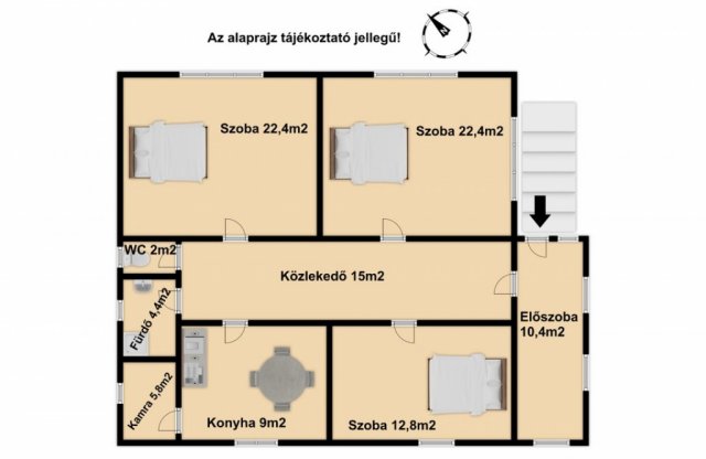 Eladó családi ház, Acsában 31.5 M Ft, 3 szobás