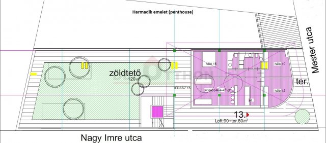 Eladó iroda, Debrecenben 59 M Ft, 1 szobás / költözzbe.hu