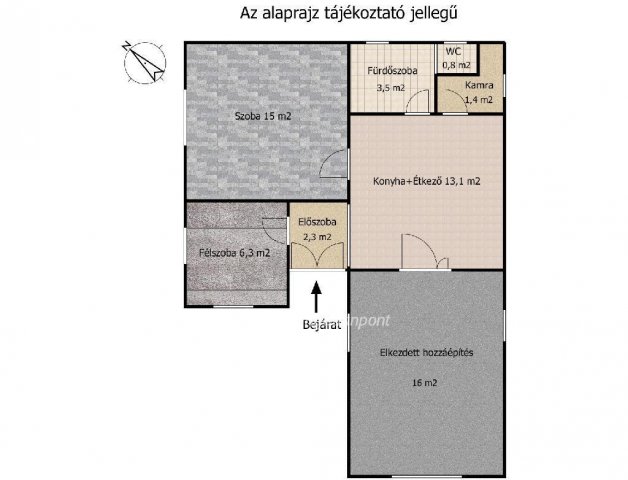 Eladó családi ház, Dömsödön 25.9 M Ft, 1+1 szobás