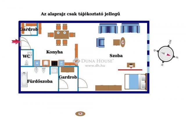 Eladó téglalakás, Budapesten, I. kerületben 204.8 M Ft, 1 szobás