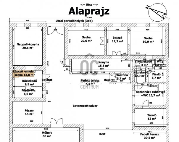 Eladó családi ház, Egerben 85 M Ft, 5 szobás