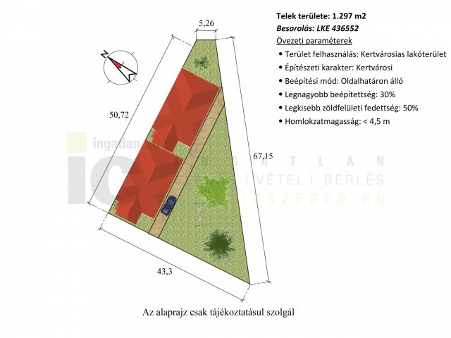 Eladó telek, Szegeden 33.15 M Ft / költözzbe.hu