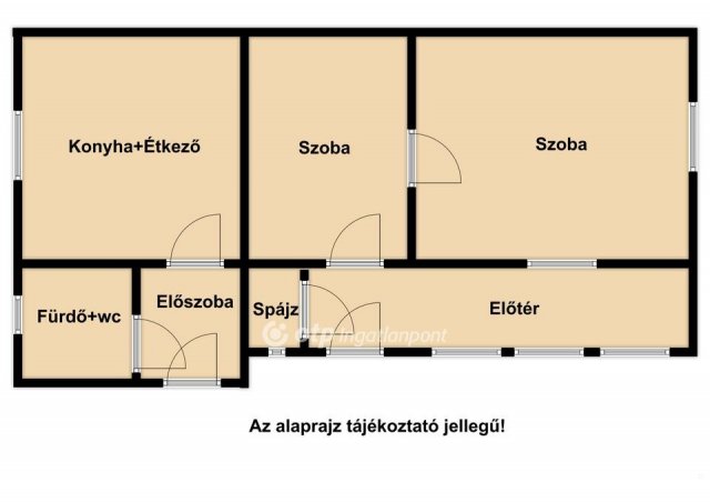 Eladó családi ház, Kabán 15.9 M Ft, 2 szobás