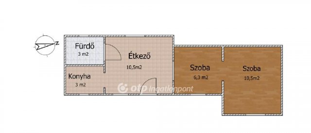 Eladó nyaraló, Ráckevén 17.5 M Ft, 2 szobás