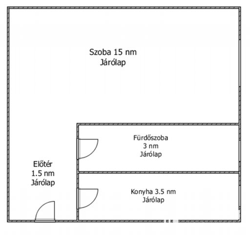 Eladó téglalakás, Salgótarjánban 12.5 M Ft, 1 szobás