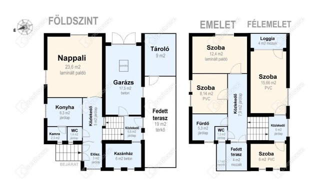 Eladó családi ház, Miskolcon 49.9 M Ft, 5 szobás
