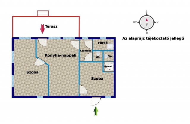 Eladó családi ház, Tamásiban 16 M Ft, 3 szobás