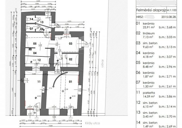 Eladó üzlethelyiség, Pécsett, Király utcában 75 M Ft