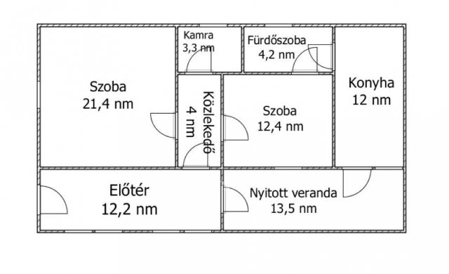 Eladó családi ház, Csongrádon 15 M Ft, 2 szobás