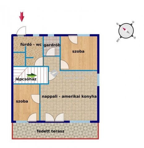 Eladó téglalakás, Velencén 74.4 M Ft, 3 szobás