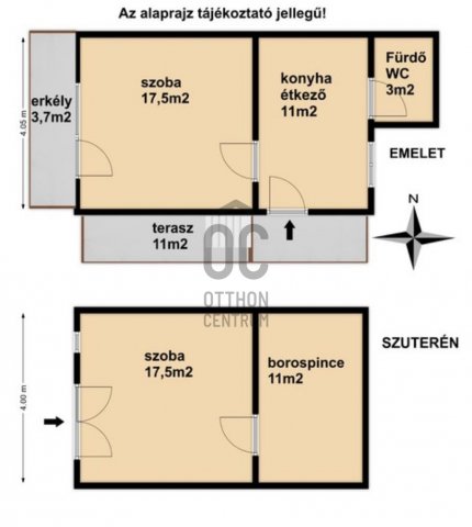 Eladó családi ház, Nagykanizsán 37.5 M Ft, 2 szobás