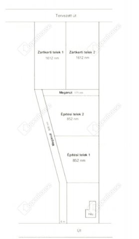 Eladó telek, Nyúlon 10.5 M Ft / költözzbe.hu