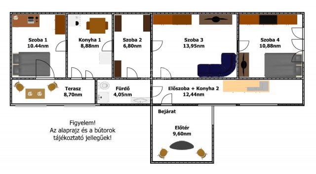 Eladó családi ház, Hajdúböszörményen 19.99 M Ft, 4 szobás