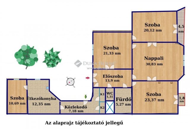 Eladó téglalakás, Budapesten, IX. kerületben 145.9 M Ft