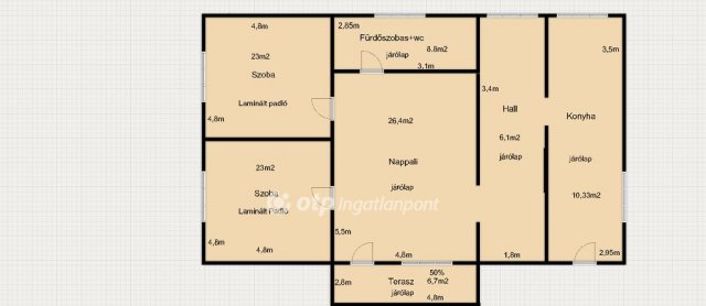 Eladó családi ház, Nádudvaron 28.5 M Ft, 2 szobás