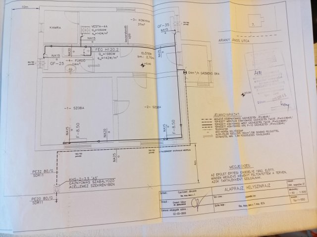 Eladó családi ház, Vissen 8.8 M Ft, 2 szobás