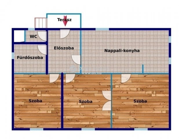 Eladó családi ház, Érden 80.9 M Ft, 4 szobás