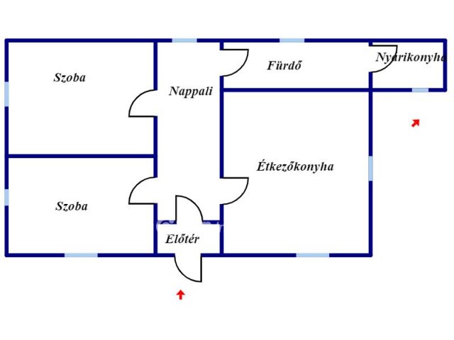 Eladó családi ház, Újszászon 17.7 M Ft, 2 szobás