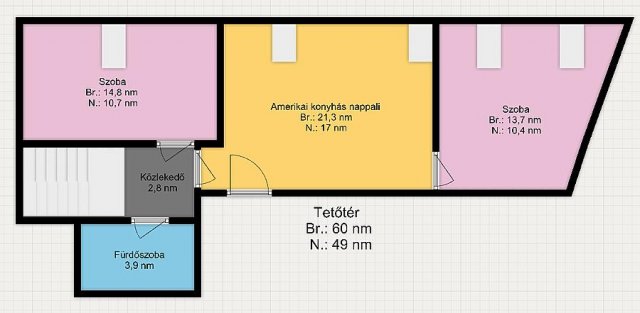 Eladó téglalakás, Budapesten, IV. kerületben 112 M Ft, 5 szobás