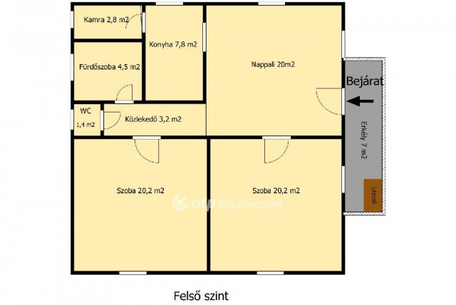 Eladó családi ház, Kiskunlacházán 38.9 M Ft, 6 szobás
