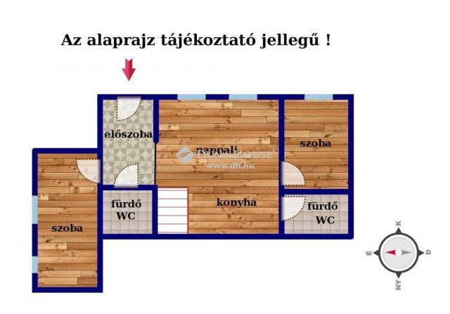 Eladó téglalakás, Budapesten, VI. kerületben 99 M Ft, 3 szobás