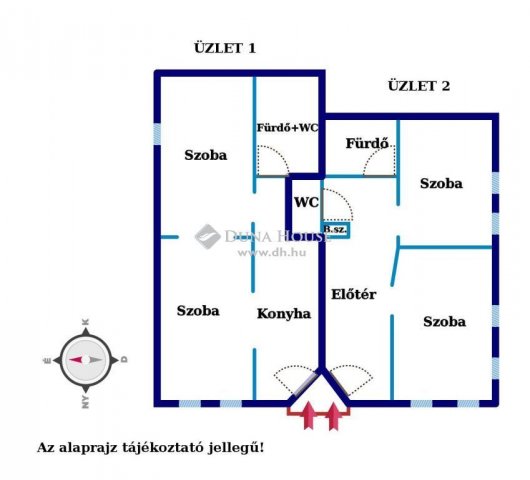 Eladó üzlethelyiség, Zalaegerszegen 22.75 M Ft, 2 szobás